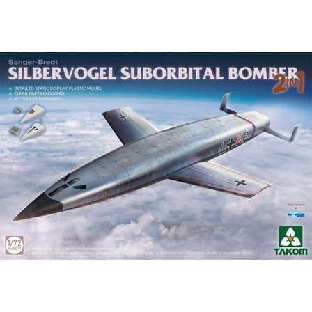 Takom 5017 1/72 Zilbervogel Ballistic Bomber 2 in 1 Plastic model