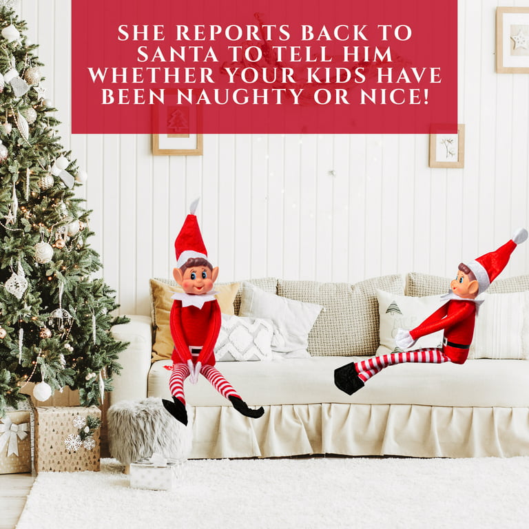 Christmas Elf Behaving Badly Plush Toy 12 Inches