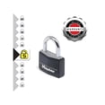 thumbnail image 2 of Master Lock - Aluminium Black Vinyl Cover 40mm Padlock 4-Pin, 2 of 4