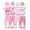 Pink, variant on KIMI BEAR Newborn Baby Girl Layette Set Shower Gift Sets 4 Packs Romper Pants Sets Long Sleeves Short Sleeves Bodysuit with Hat Gloves 16pcs Clothing Pink NB