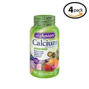 Calcium Supplement Gummy Vitamins, 100 ct 4 Pack