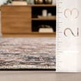 thumbnail image 6 of nuLOOM Freesia Faded Floral SplashGuard Machine Washable Area Rug, 8' x 10', Freesia Brown, 6 of 10