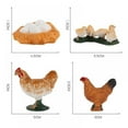 thumbnail image 2 of 4PCS Farm Animals Figurines Life Cycle of Chicken Rooster Food Chain Animal Figures Toy Kit Educational School Project for Kids Toddlers, 2 of 5