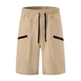 thumbnail image 5 of LEKWK Cargo Shorts for Men Elastic Waist Quick Dry Casual Athletic Shorts Lightweight Loose Fit Workout Shorts with Pockets for Hiking Outdoor Travel Fishing, 5 of 7