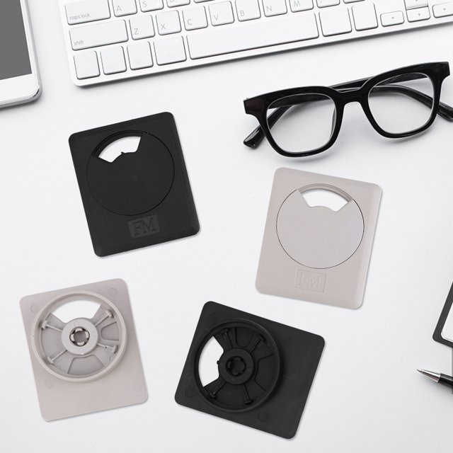 20pcs Plastic Computer Desk Table Grommet Cable Port Wire Hole Cover 50mm Wire Storage Rack Furniture(Black, Gray and White)