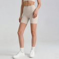 thumbnail image 5 of AHTJRT High Waisted Women Biker Shorts Buttery Soft Elastic Tummy Control Shorts Lightweight Breathable Gym Yoga Workout Short Pants, 5 of 6