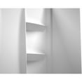 thumbnail image 4 of Elegant Kitchen and Bath Sterling 48 Inch Alcove Shower Wall Surround In Glossy White, 4 of 8