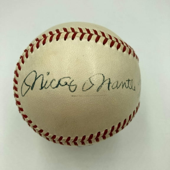 Stunning 1950's Mickey Mantle Ted Williams Willie Mays Signed Baseball Beckett