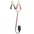 thumbnail image 4 of Adaptador de enchufe hembra para encendedor de cigarrillos de coche a Cable de abrazadera de pinza de cocodrilo de batería Jadeshay A, 4 of 8