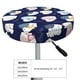 thumbnail image 4 of Balery Mom And Baby Owls Fundas de asiento para taburete de bar redondo de tela de terciopelo ajustables que protegen de arañazos y manchas para sillas de 14 a 17 pulgadas.-13 inch, 4 of 7