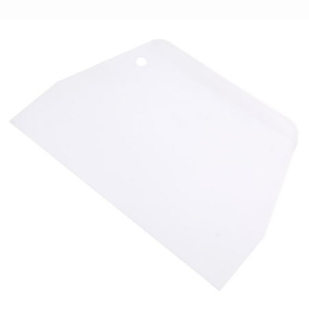 

Dough Scraper Food Grade Plastic Pastry Cutter Non-Stick Bowl Scraping Tool Easy Clean with Portable Hanging Hook for Home Baking