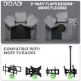 thumbnail image 4 of Outdoor TV Cover DIDADI Waterproof Weatherproof TV Cover with Zipper Open  600D Oxford Heavy Duty TV Protector Dustproof  TV Screen Covers for 52-55  inch LED, LCD, OLED Flat Screen TVs, 4 of 8