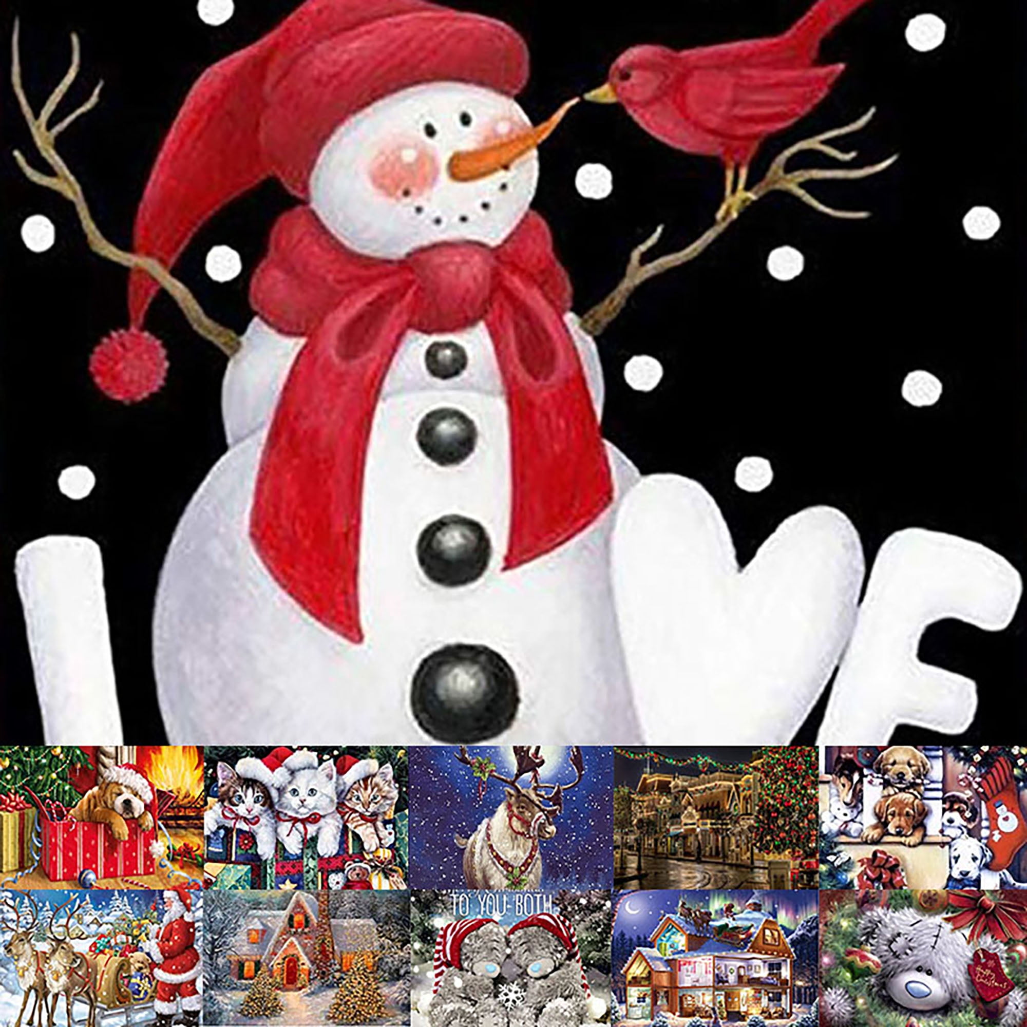 Diamond Painting 5D Christmas Embroidery Xmas Cross Stitch Christmas Gifts Decor Diamond Painting 5D Christmas Embroidery Xmas Cross Stitch Christmas Gifts Decor