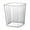 Clear, variant on 12L Trash Can Transparent Light Luxury Large Capacity Visible Decorative Storage Box Waste Container for Dormitory Kitchen Bathroom Bedroom Green