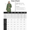 thumbnail image 3 of WenVen Women's Winter Coat Waterproof Puffer Jacket Hooded Quilted Coat Green L, 3 of 8