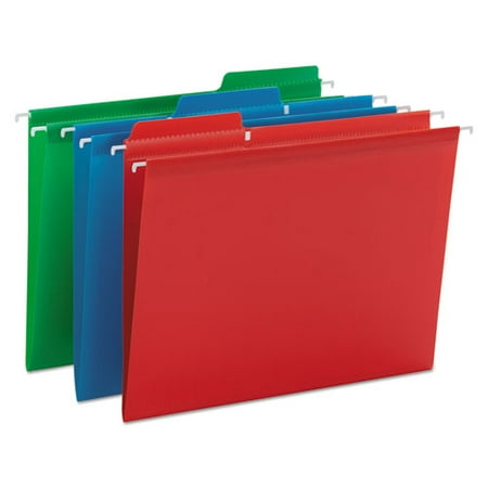 - Smead® FASTAB HANGING FOLDERS, 1/3 TAB, LETTER, ASSORTED, 18/BOX