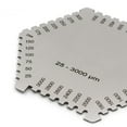 thumbnail image 3 of Stainless Steel Hexagon Wet Film Comb Gauge Paint Wet Film Width Measuring Instruments High Precision25-3000Um, 3 of 9