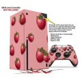 thumbnail image 2 of WraptorSkinz Skin Wrap compatible with the 2020 XBOX Series X Console and Controller Strawberries on Pink (XBOX NOT INCLUDED), 2 of 3