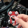 thumbnail image 4 of 2pcs Car Battery Terminal Connectors Clamps Cables, 4 of 9