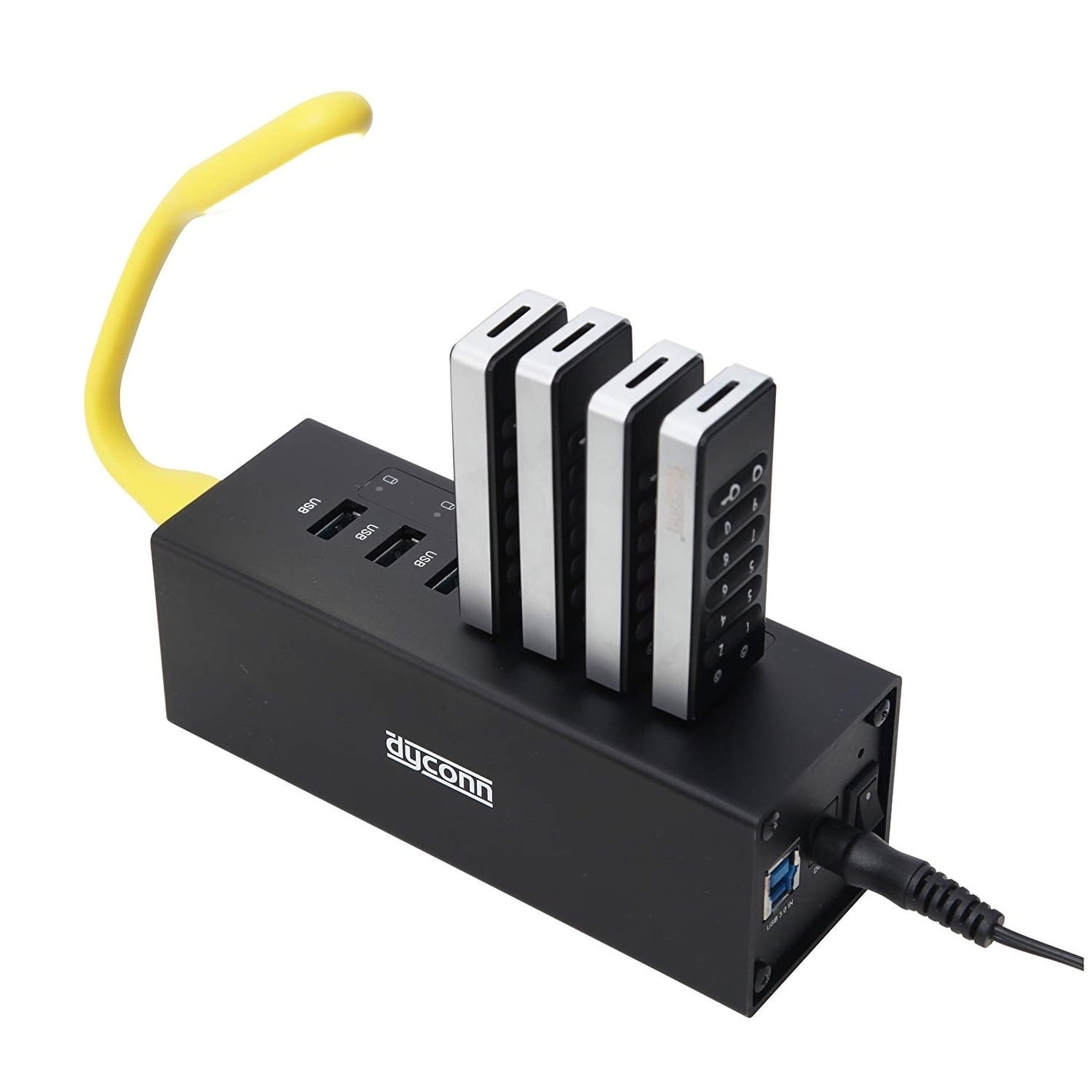 Dyconn  Power Hub SuperSpeed 9-Port 2-5A Charging Only Industrial Grade USB 3.0 Hub (HUBC7B) - Black