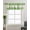 Trèfle Vert, variante sur Cantonnière en Planches de Bois « Home Sweet Home » à Motif Floral Printanier 54"x18 Pouces, Rideaux Aquarelle pour Cuisine, Salle de Bain, Chambre – Courts Habillages de Fenêtre