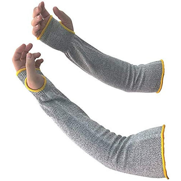 Cut Resistant Sleeves Arm Protectors For Thin Skin And Bruising Arm Protection Sleeves Level 5 Protection Protective Arm Guards Lighter Than Kevlar Sleeves Thumb Slot Uv Protection Safety Gear Walmart Com