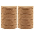 thumbnail image 5 of DOACT 20/50/100× Drink Coaster Tea Coffee Cup Mat Pads Cork Wood Table Decor Tableware, 5 of 8