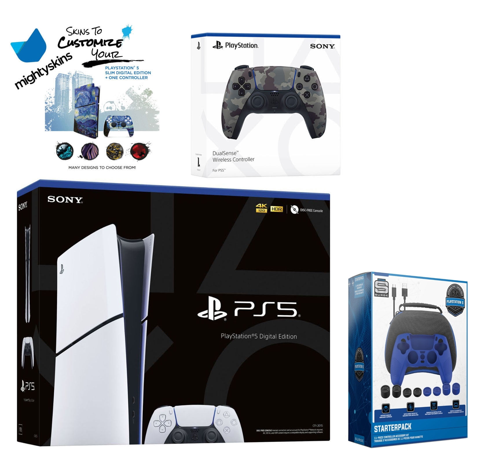 Amazon.com: 2023 New PlayStation 5 Slim Upgraded 2TB Disc