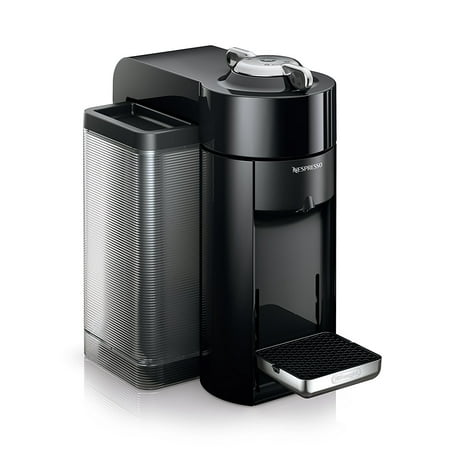 Nespresso - Vertuo Coffee and Espresso Maker by De'Longhi with Aeroccino Milk Frother - Black
