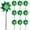Green, variant on Minzimin 10 Pack Reflective Pinwheels Wind Spinner, Extra Sparkly Rainbow Pinwheel with Stakes, Bird Repellent Blinder Devices Deterrent to Scare Birds Away from Yard Patio Farm Garden