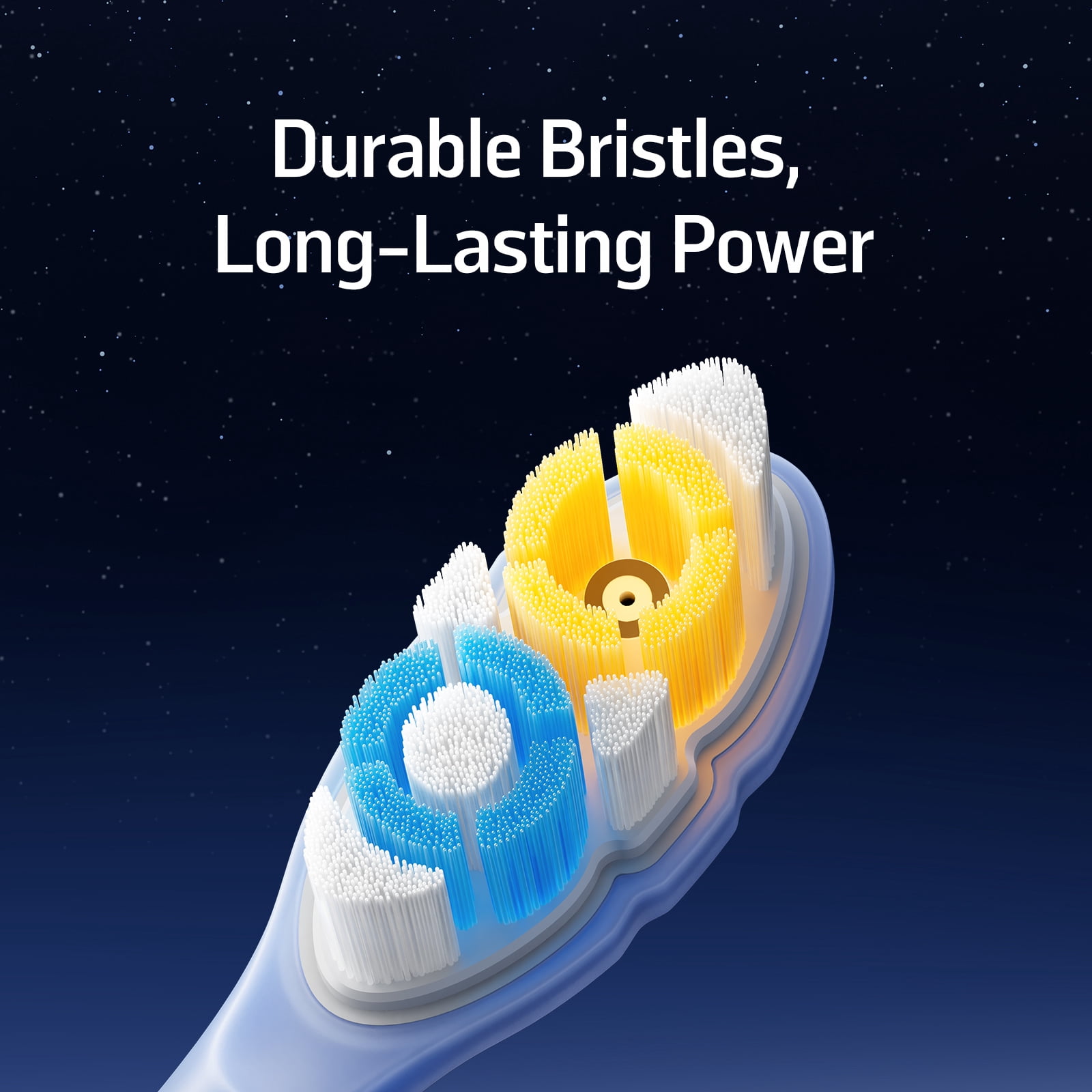 Soocas Multiclean Ultra Clean Electric Toothbrush Replacement Heads, Compatible with both NEOS II and NEOS II Ultra, 2 Brush Heads, White