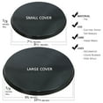 thumbnail image 2 of Round Electric Stovetop Burner Cover Set of 4, Wine & Vines, 2 of 4