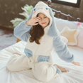 thumbnail image 2 of Sanrioed - Pelele de franela de invierno con diseño de Cinnamoroll de Anime para niños y niñas, mono para bebés, ropa para bebés, pijamas, monos para niños, regalo, 2 of 5