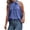 Navy, variant on HOWPAY Womens T Shirts Sleeveless Loose Fit Crew Neck Basic Tee Tops Casual Letter Print Summer Lightweight Cozy Soft Baggy Y2K Streetwear Black L