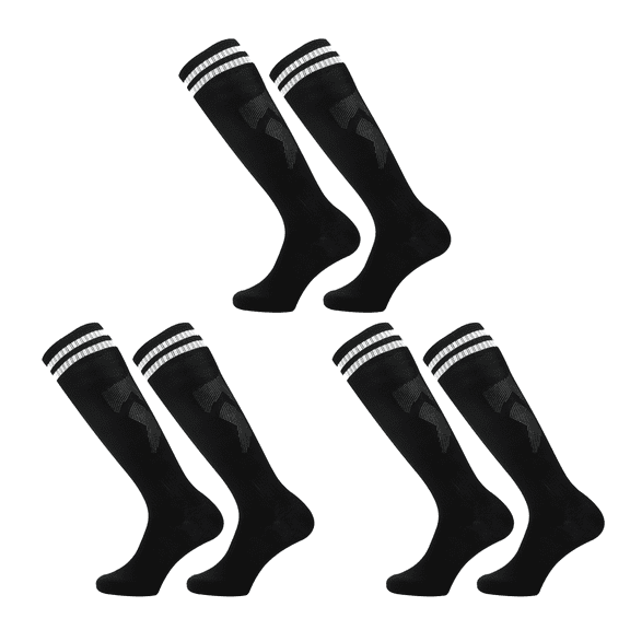 TELOLY Soccer Socks,Youth Soccer Socks with Anti-Slip Heel,Toddler Football Socks with Breathable Design