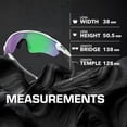 thumbnail image 5 of Oakley OO9208 Radar EV Path Rectangle Shaped Non-Polarized Sunglasses for Men - Includes Official Eyewear Kit - Polished White Frame with Prizm Jade Lens, 5 of 5