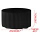 thumbnail image 4 of ¡Liquidación Total!, Funda para muebles de terraza al aire libre, adecuada para proteger del sol mesas y sillas redondas, resistente al frío y la nieve en invierno, color negro Akmoler, 4 of 8