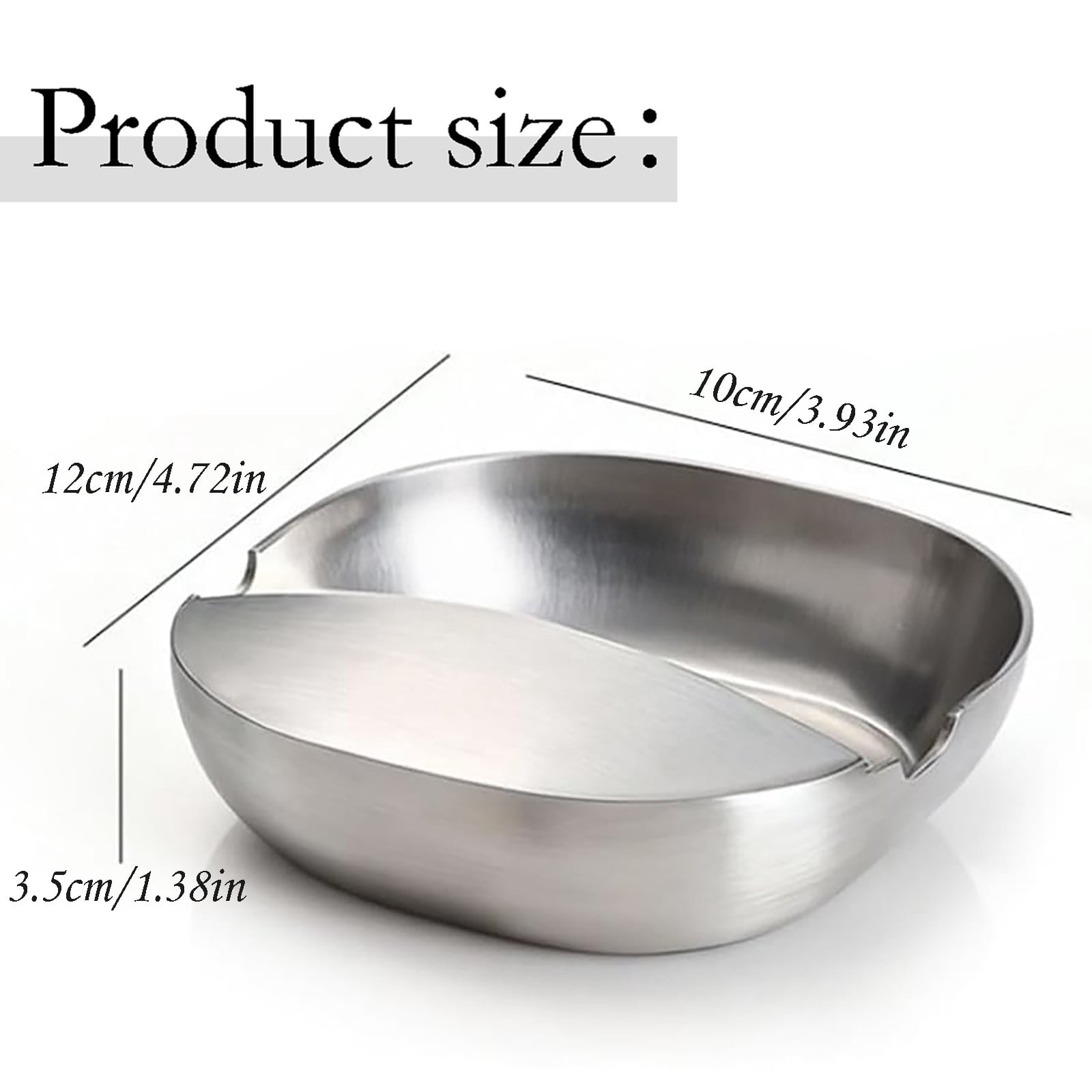 Barhoo 304 Stainless Steel Single Ladle Holder Vertical Spoon Rest Cooking Utensils Stand Multi Purpose Kitchen Utensil Rack 3Pc