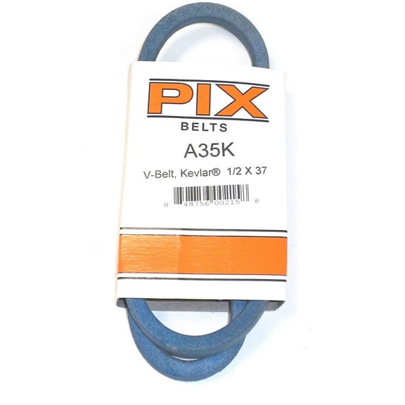 A35K Pix Blue Belt (1/2 X 37") Compatible With Ariens 07206700, 07207200, 07210500, 07210800, 07227600, 72061, 72067, 72072, 72105, 72108