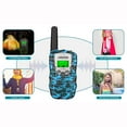 thumbnail image 4 of 2 Pack Walkie Talkies for Kids, 3 KMs Long Range Children Walky Talky Handheld Radio Kid Toy Gifts for Boys and Girls, 4 of 15
