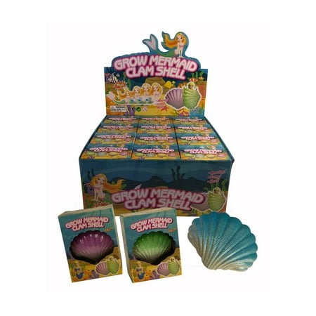 PMT Grow Mermaid Clam Shell, Colors May Vary Novelty