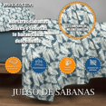 thumbnail image 4 of Juego de Sábana Hotelera Matrimonial Microfibra Premium , incluye 4 fundas de almohada Mod-D2, 4 of 5