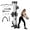 BK CABLE FLY, variant on Cable Crossover Machine,Lat Pull Down Machine with Adjustable 16 Positions Dual Pulley System,Wall Mounted Pulley Tower functional traine for Home Gym Fitness