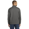 thumbnail image 2 of Port & Co Adult Male Men Plain Long Sleeves Sweatshirt Charcoal Small, 2 of 4