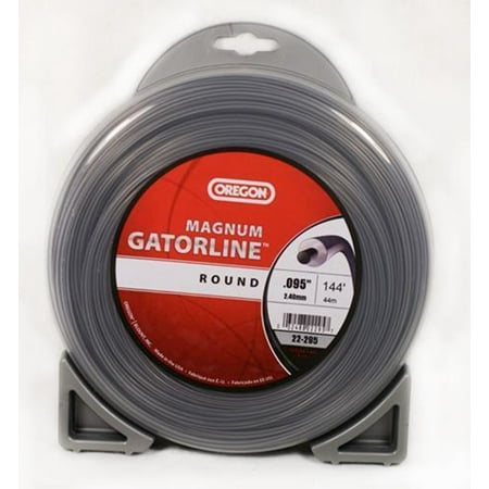 Round String Trimmer Line (Oregon Magnum Gatorline 1/2 Lb 144' Donut 0.095