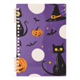 thumbnail image 7 of FORMRS 1-Subject Spiral Notebook 8" x 5" College Ruled 60 Refillable Sheet A5 Hard Cover, 2 Pack, Halloween Black Cat, 7 of 7