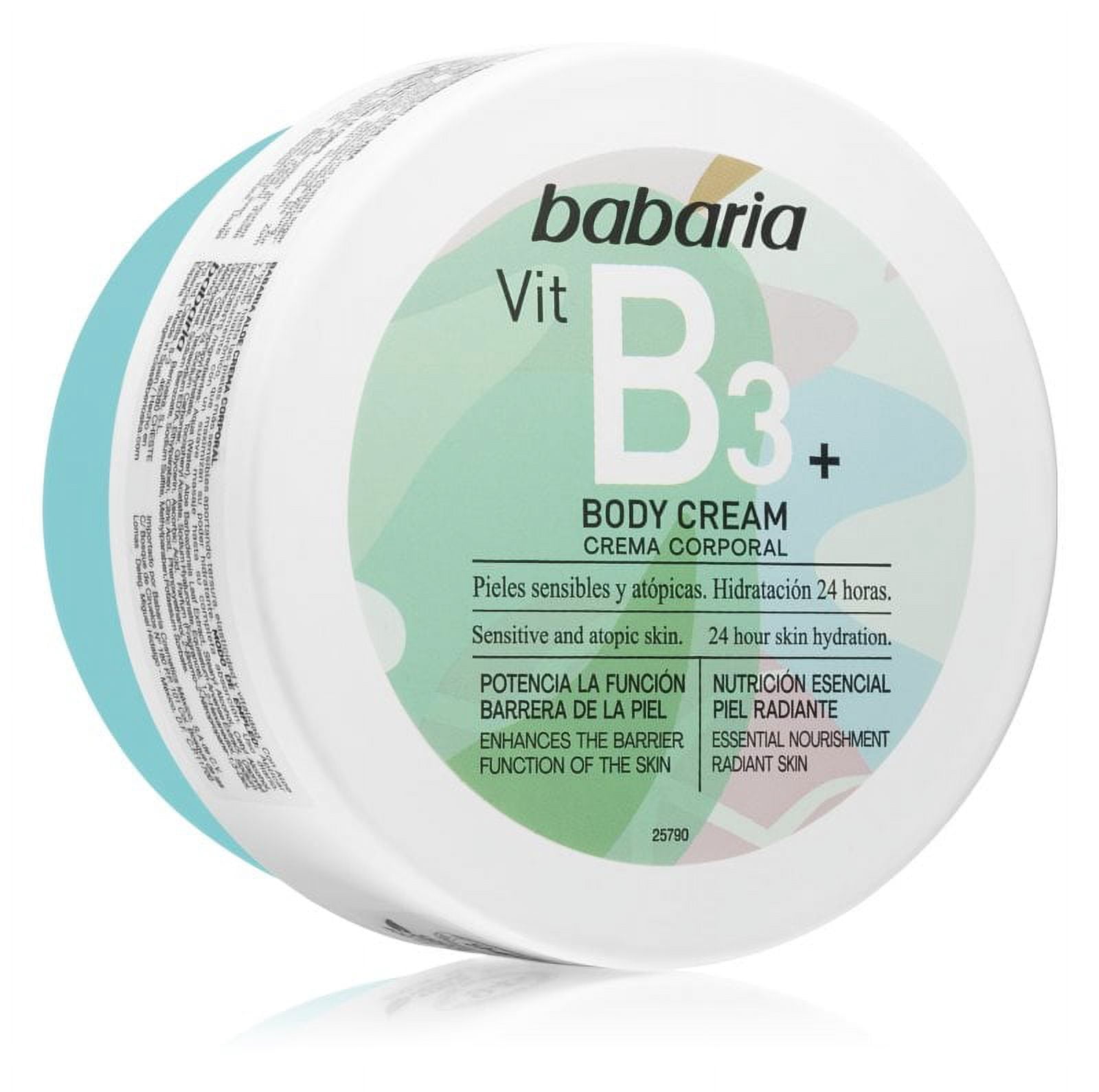 Babaria Body Cream Vitamin B3 13.5 Oz