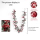 thumbnail image 2 of Flores artificiales, flores falsas, flores de imitación, juego de regalo para mujer, simulación navideña, frutos rojos, ratán, decoración del hogar, hojas artificiales falsas, flores colgantes de pare, 2 of 9