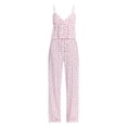 thumbnail image 3 of No Boundaries Eyelet Cami and Pants Sleep Set, 2-Piece, Women's XS-XXL, 3 of 4