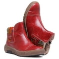 thumbnail image 5 of Josef Seibel Maren 07 Women's Leather Side Zip Chelsea Ankle Boot In Red Size 8, 5 of 6